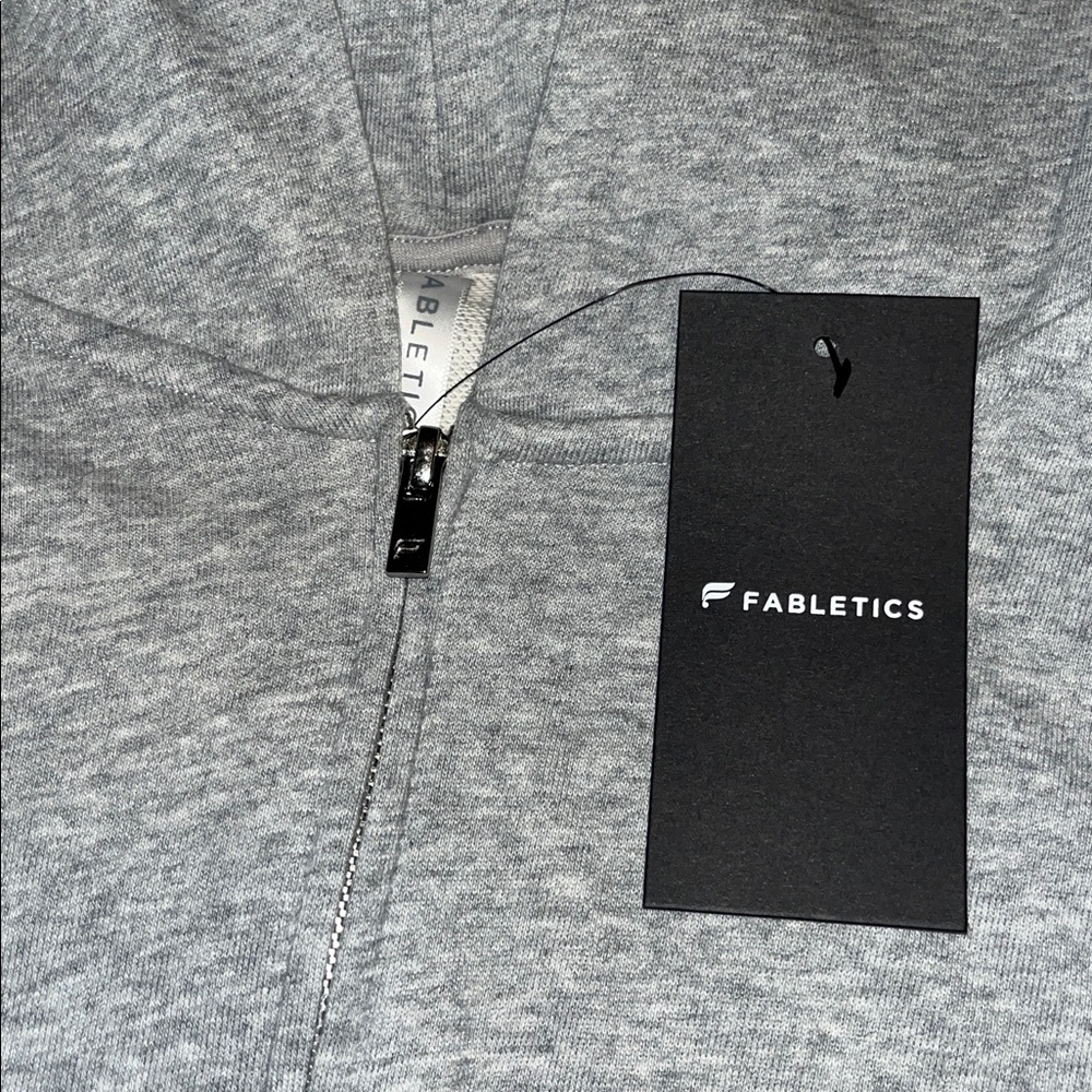 NWT Fabletics Oversize Cropped Full Zip Hoodie - Picture 4 of 13